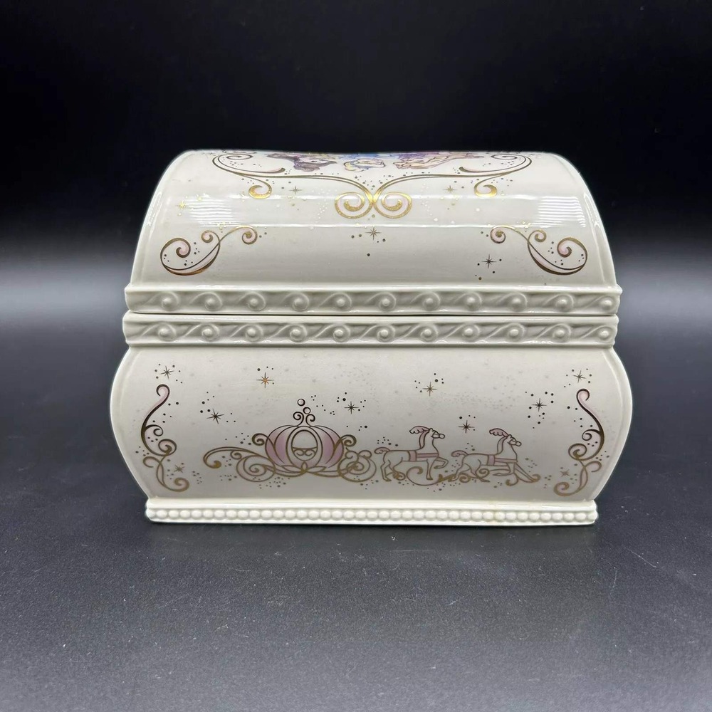 Lenox Disney Princess Collectors Limited Edition Jewelry Box, Elegant & Timeless - Picture 4 of 7